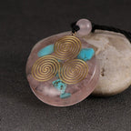 Orgonite Stone Pendant & Necklace Men Women Protection Meditation triskel