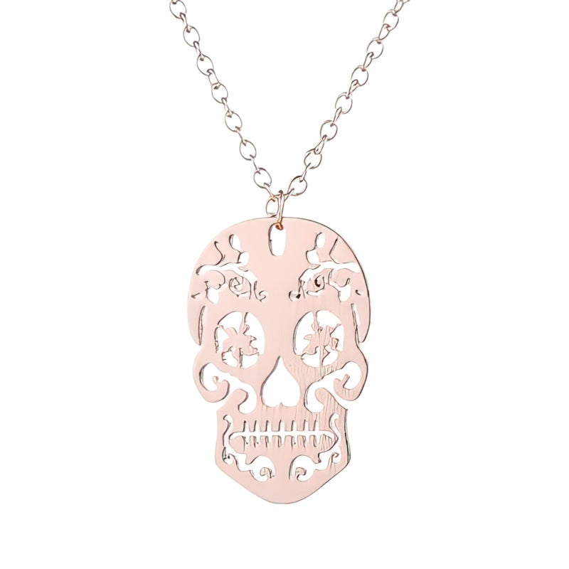 Gold Skull Pendant