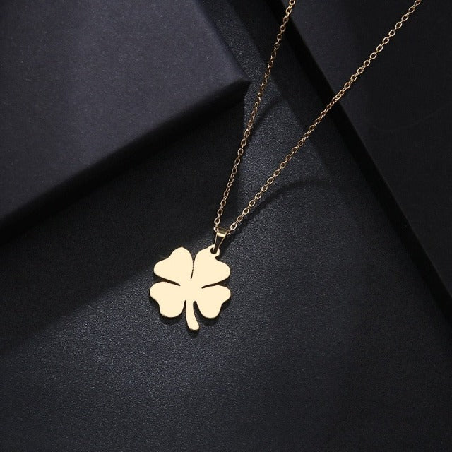 4-Leaf Clover Pendant gold