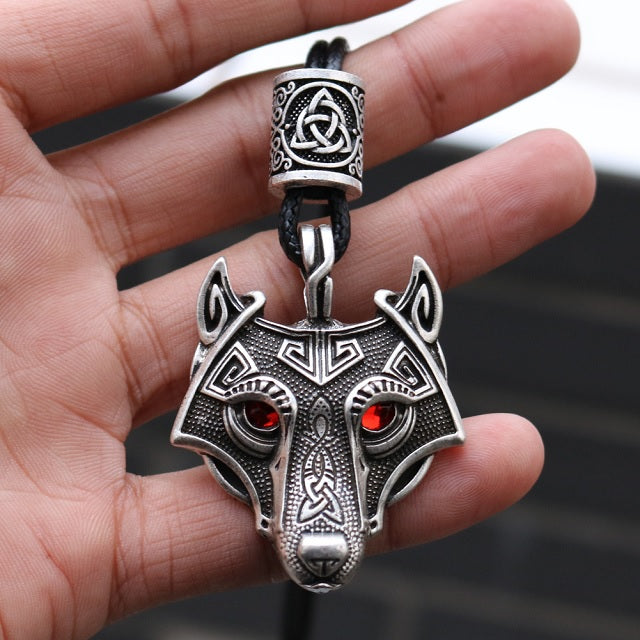 Fenrir Viking wolf pendant