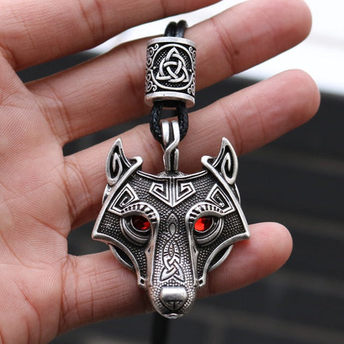 Fenrir Viking wolf pendant