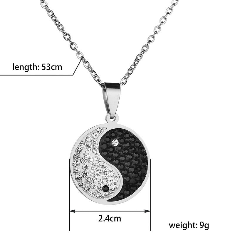 Yin Yang Stone Pendant